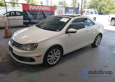 2012 Volkswagen Eos Komfort из США, поврежденный, VIN WVWBW7AH4CV022403